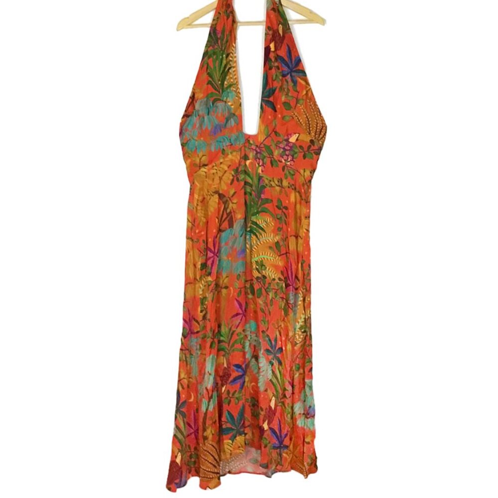 FARM RIO X Anthropologie Halter Maxi Dress - Picture 3 of 10